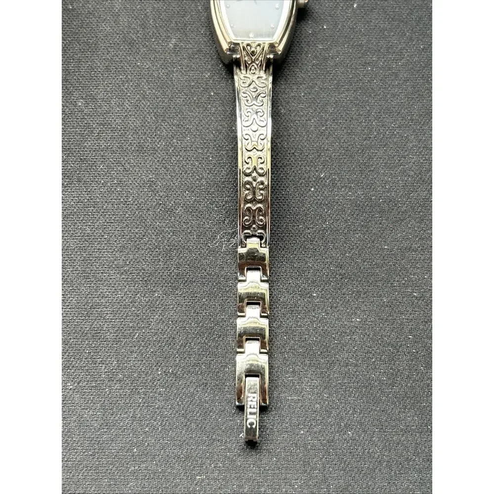 Relic Silver Tone Black Dial Women’s Quartz Watch